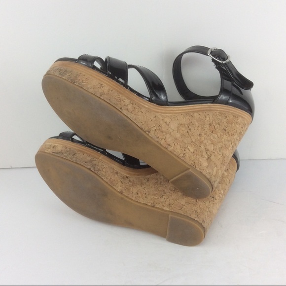 White House Black Market Platform Wedge Sandals - Picture 4 of 5